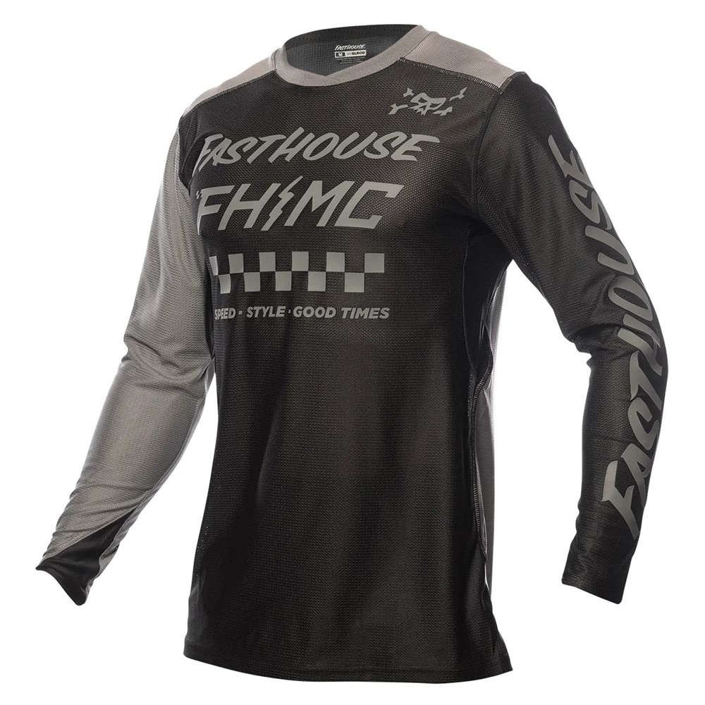 Fasthouse A/C Elrod Glory Motocross Jersey Black
