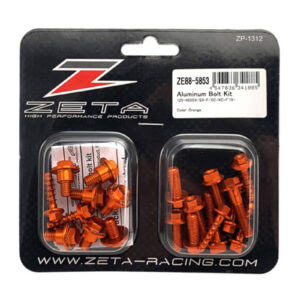 Zeta Aluminum Bolt Set Plastics KTM SX/SXF '19- Orange - Image 2