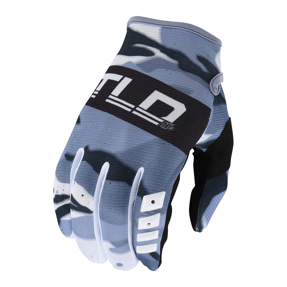 Troy Lee GP Motocross Gloves Camo Grey