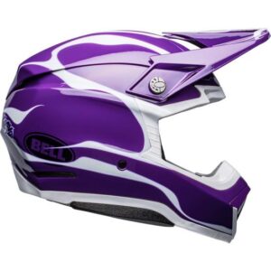 Bell Moto-10 Spherical Slayco LE Motocross Helmet Purple/White - Image 1