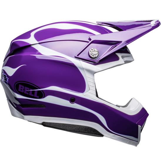 Bell Moto-10 Spherical Slayco LE Motocross Helmet Purple/White