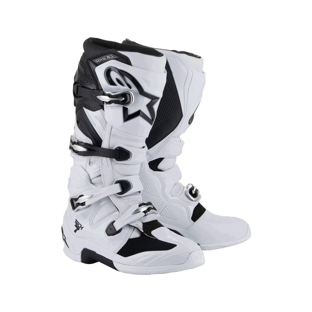 Alpinestars Tech-7 Motocross Boots White/Black