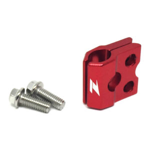 Zeta F-Brake Line Clamp Yamaha YZ/YZF/WRF - Red - Image 2