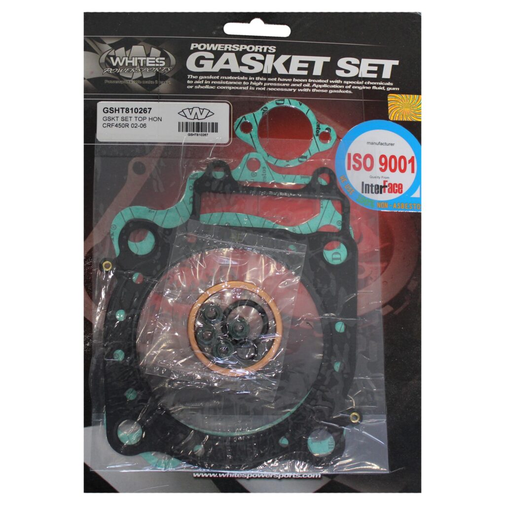 WHITES GASKET SET TOP HON CRF450R 02-06