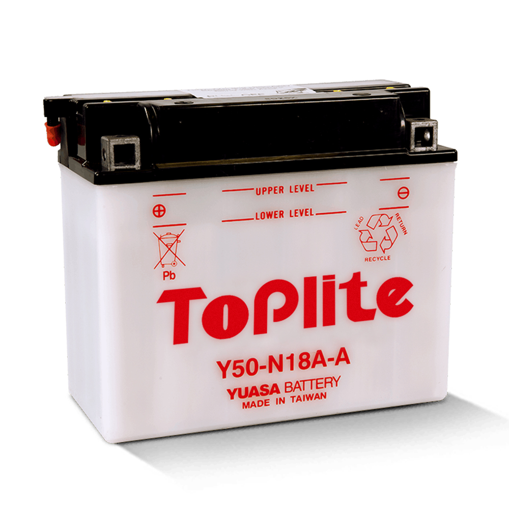 TOPLITE BATTERY YB7B-B [NO ACID] NS