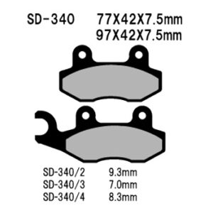 Vesrah disc pads SD340 VD340JL AX35135 [A] - Image 1