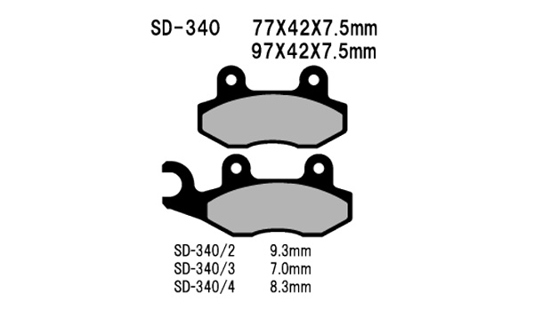 Vesrah disc pads SD340 VD340JL AX35135 [A]
