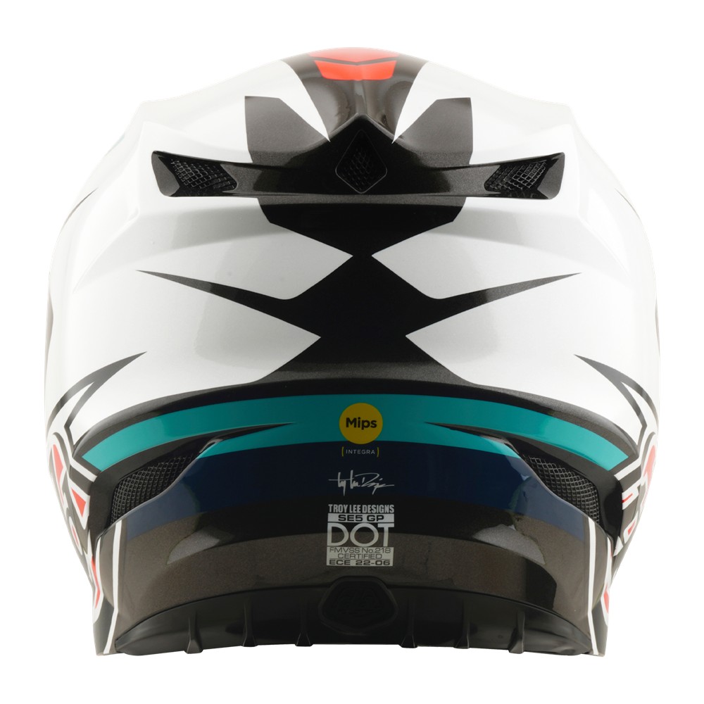 Troy Lee Designs SE5 Polycarbonate Motocross Helmet Roamer Red