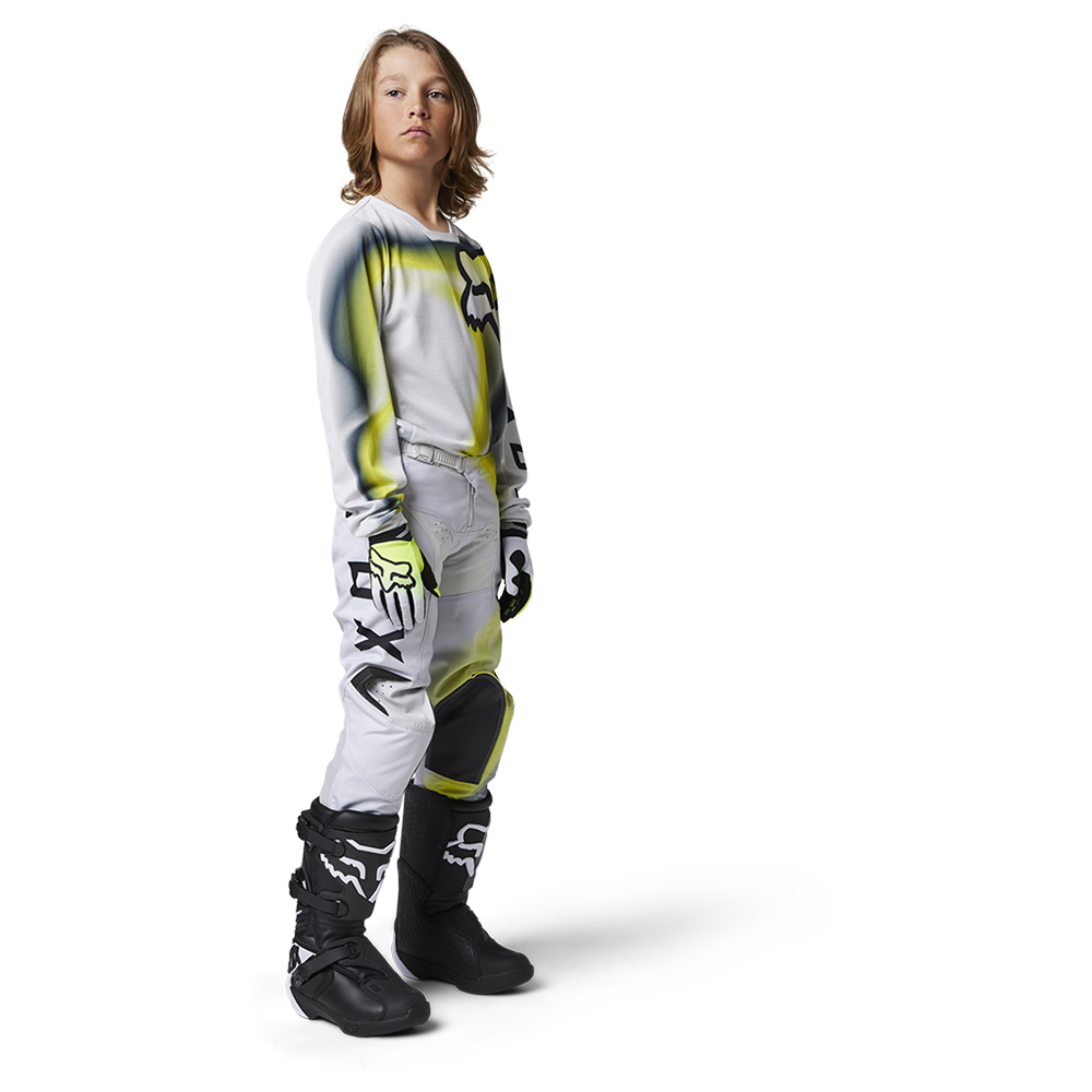 Fox 180 Toxsyk Motocross Jersey Youth Flo Yellow