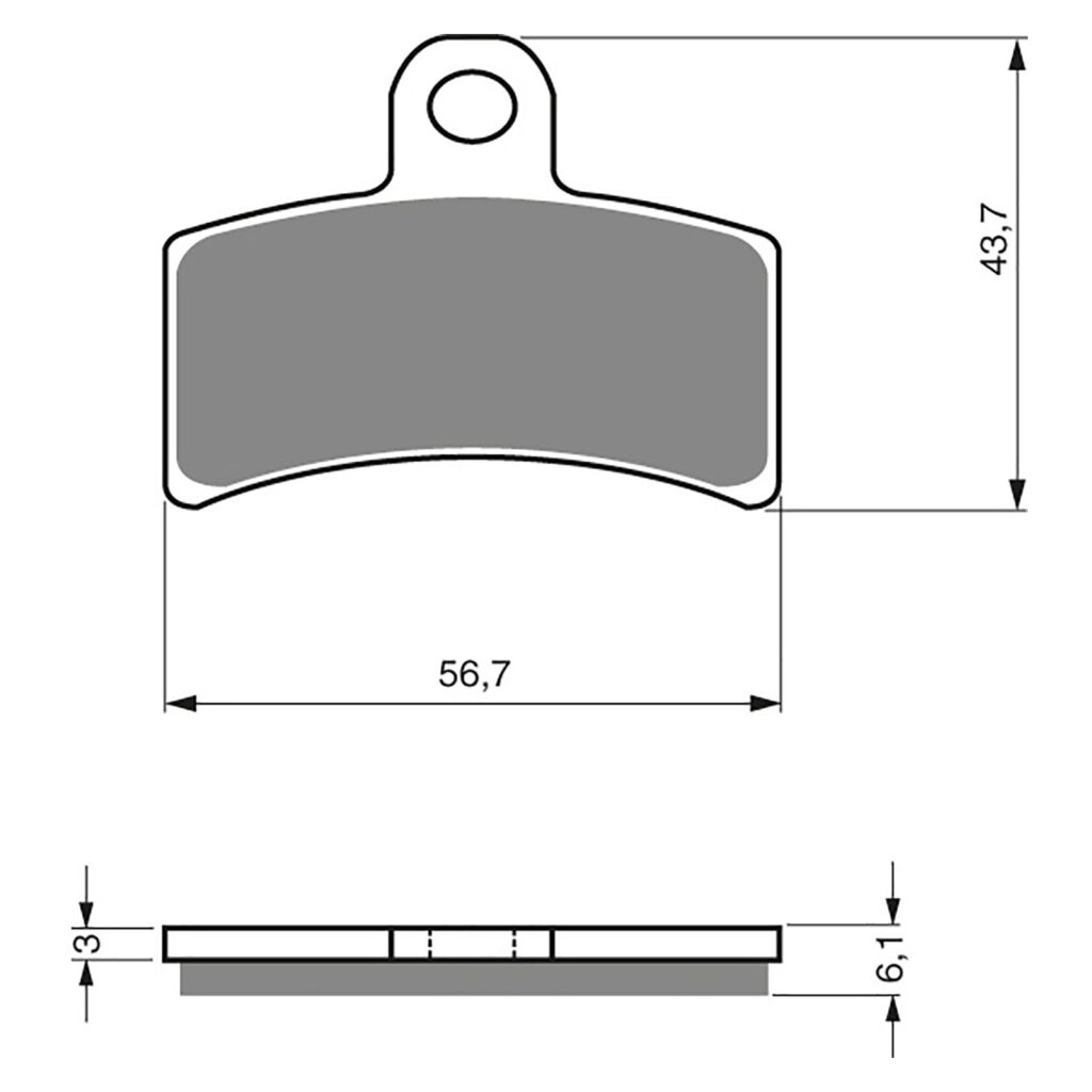 BRAKE PADS GOLDFREN SINTERED SPORTS GF143 - S3 ( PH274 )