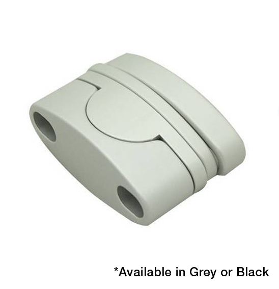 X TECH BAR MOUNTS ADJUSTABLE RAISER 28.6MM (1-1/8) GREY