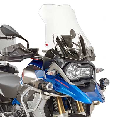 GIVI SCREEN BMW R 1200/1250 GS/GSA '16-> CLEAR 15cm TALLER (NEED KIT)