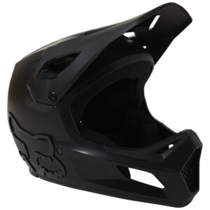 Fox Rampage Youth Black Mountain Bike Helmet - Image 1