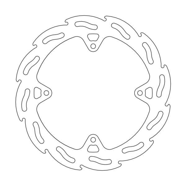 BRAKE DISC MOTO MASTER FLAME REAR HUSQVARNA TC85 14-20 KTM 85SX 12-20 250 FREERIDE 14-21