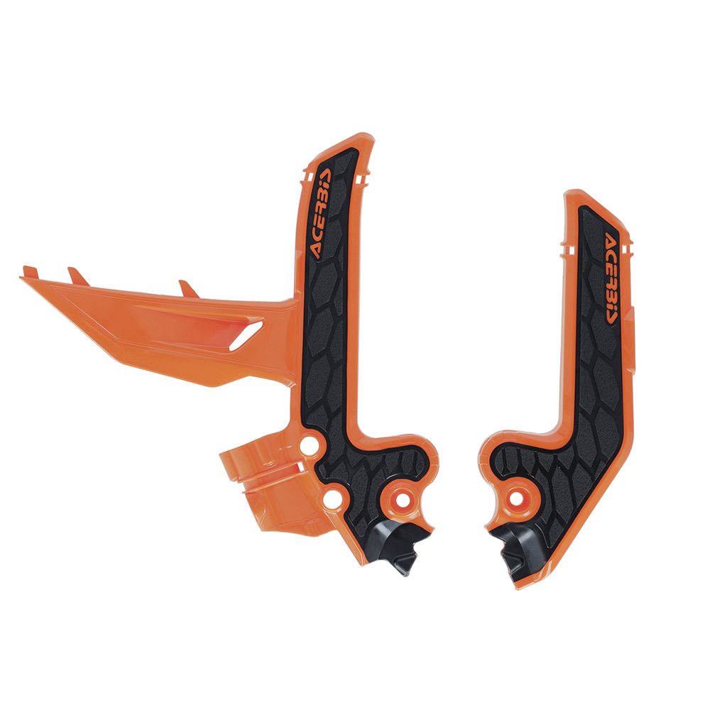 Acerbis X-Grip Frame Guards Black/Orange KTM SX85 25