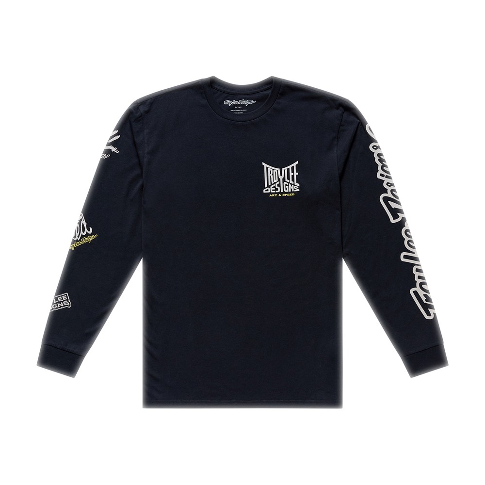 Troy Lee Designs Handlbar Long Sleeve Tee Black