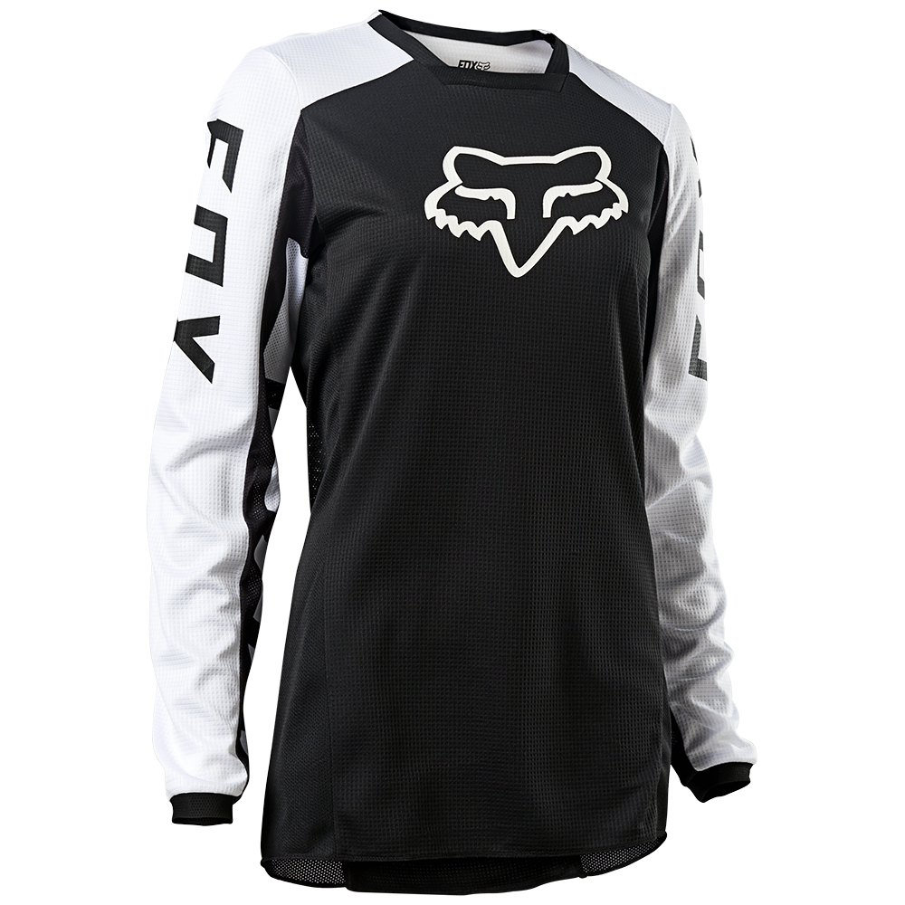 Fox 180 Djet Ladies Black/White Motocross Jersey