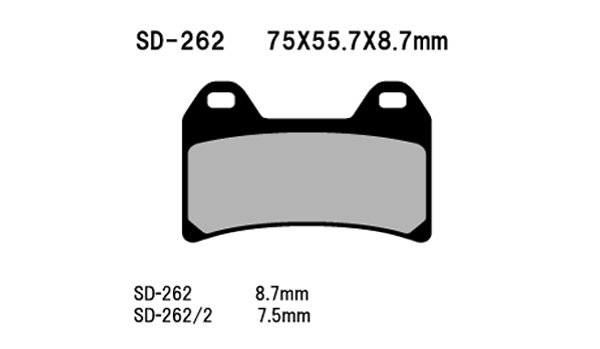 Vesrah disc pads SD262 VD262JL AX35244 [A]