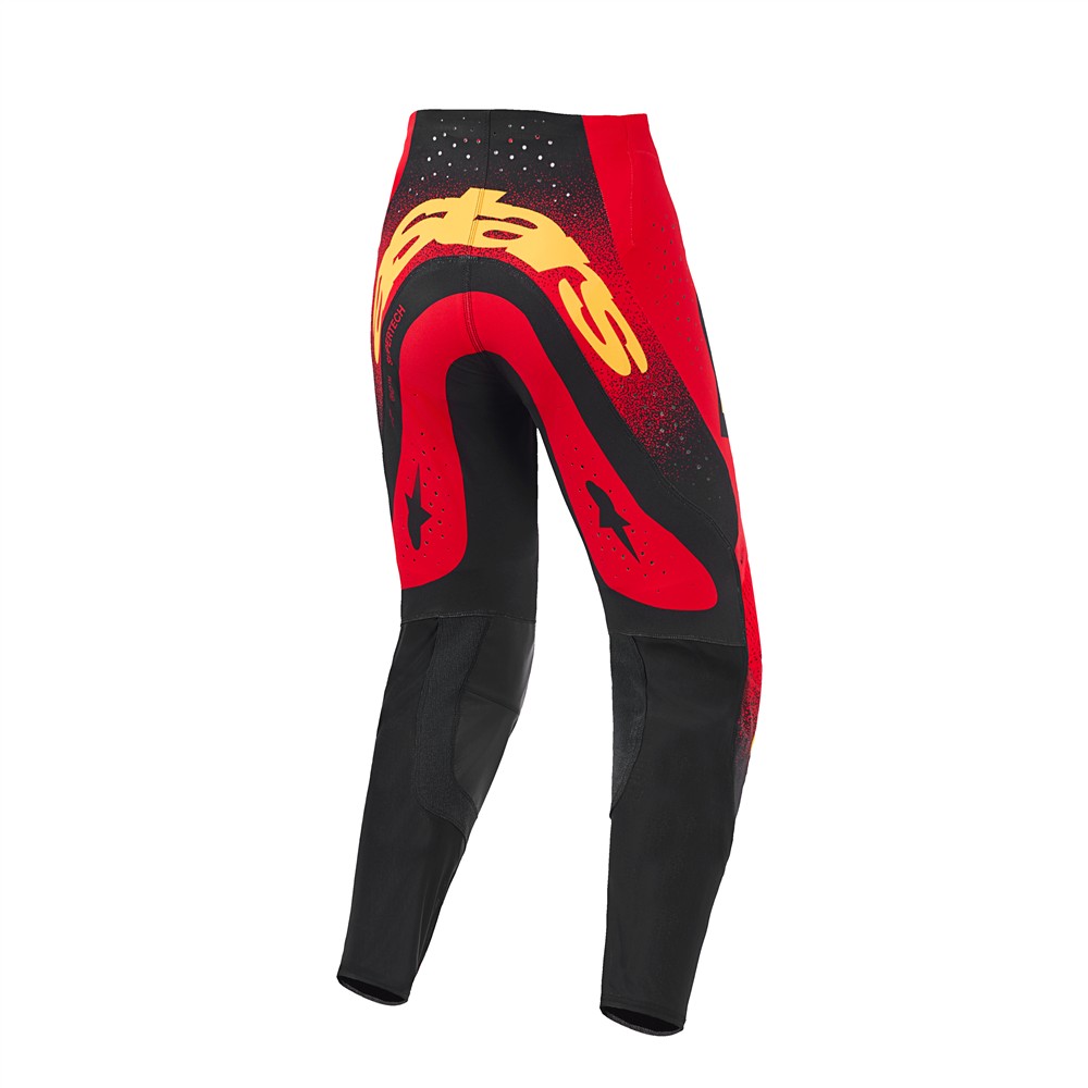 Alpinestars Supertech Scenz Motocross Pants Red/Black/Yellow