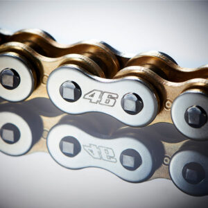 525VX3 VR46 x 120ZB S&G XRing solid bush DID chain w/rivet - Image 1