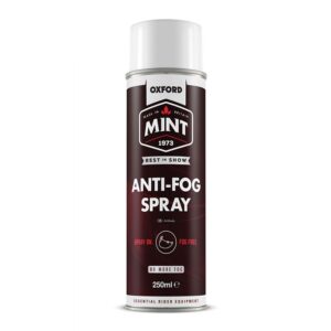 Oxford Mint Anti-Fog Visor/Goggle Spray 250ml - Image 2