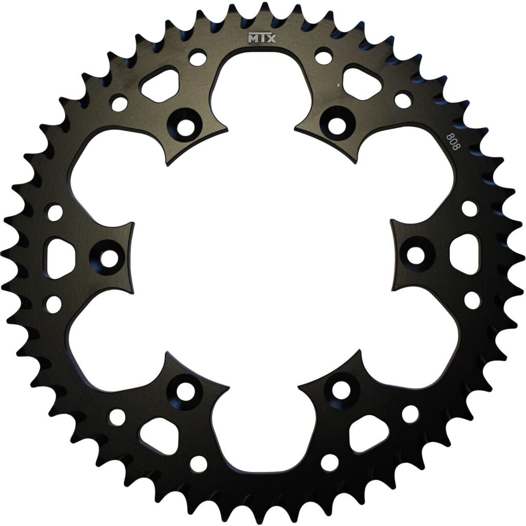 SPKT REAR ALLOY MTX ZERO BLK 808 47T #520