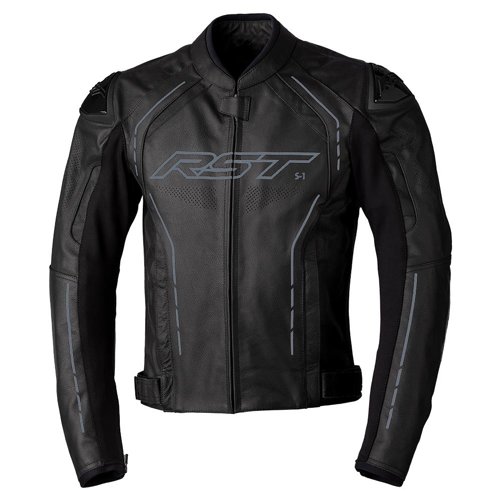 RST S1 CE Leather Road Jacket Black