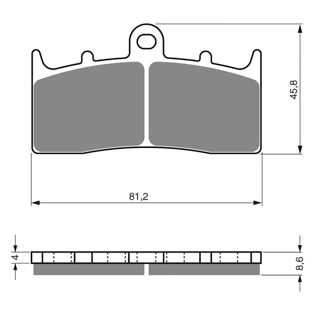 BRAKE PADS GOLDFREN SINTERED SPORTS GF194 - S3 ( PH271 )