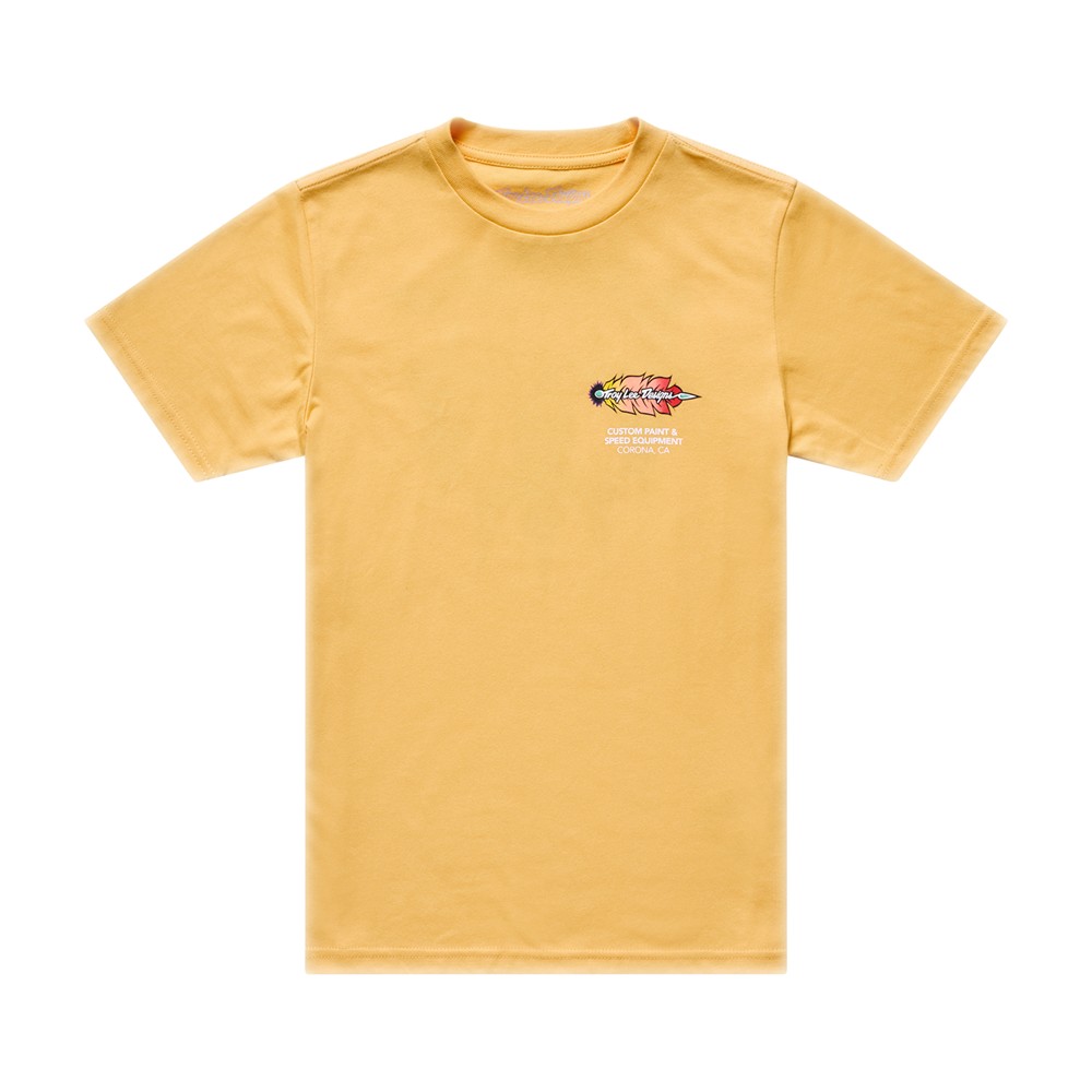 Troy Lee Designs Feathers Tee Youth Bleached Melon