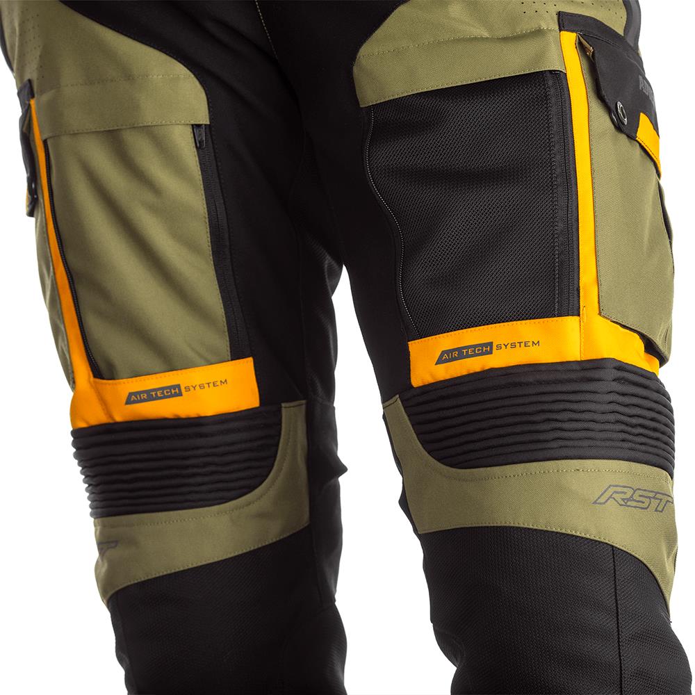 RST Adventure-X Textile Pants Green/Ochre