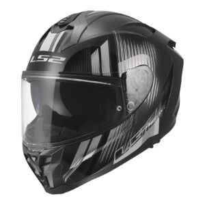 LS2 FF817 Challenger II Nitro Road Helmet Black/Grey - Image 1