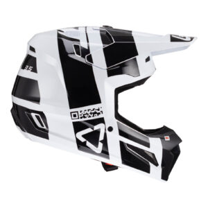 Leatt Moto Helmet Kit 3.5 Black/White - Image 3