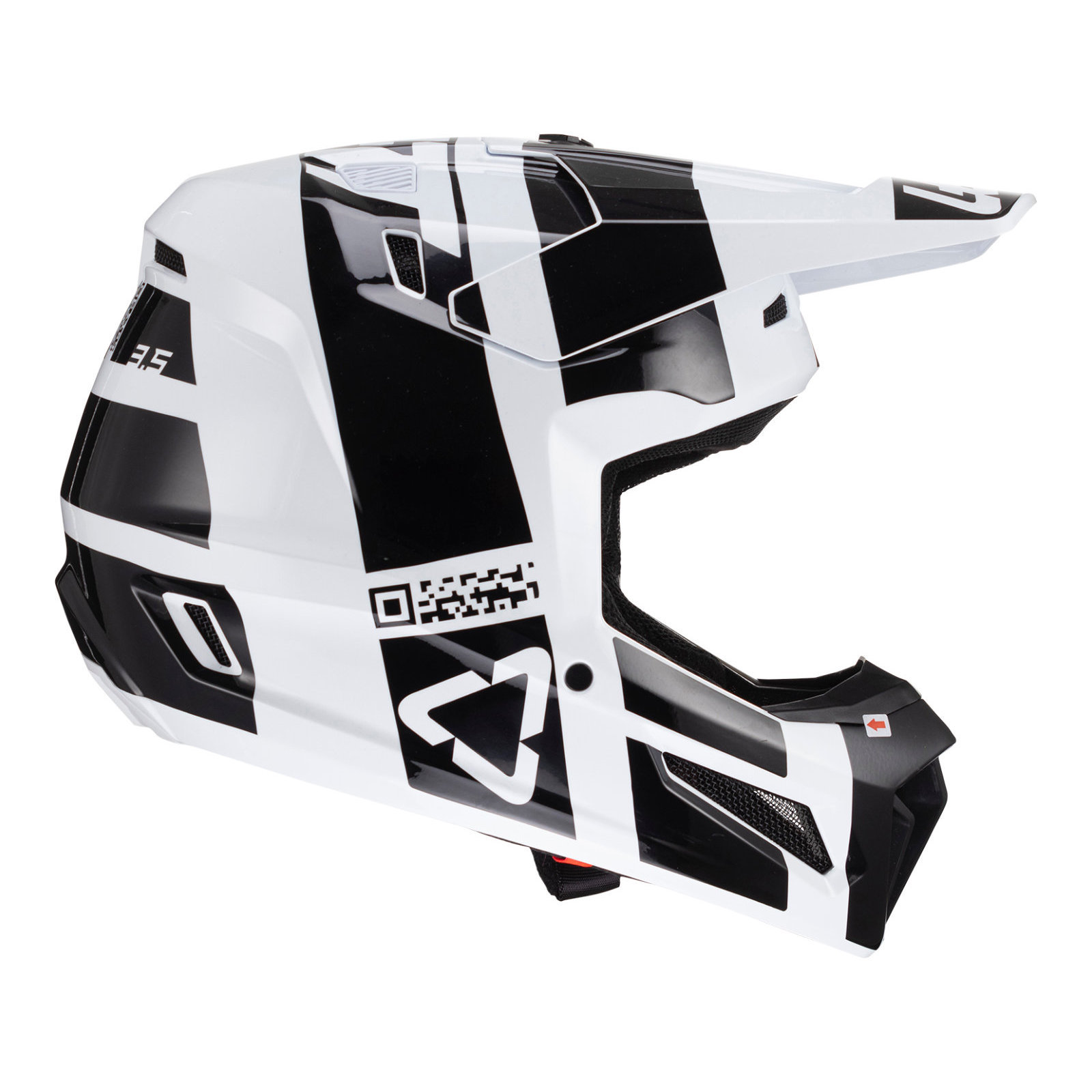 Leatt Moto Helmet Kit 3.5 Black/White - Image 3