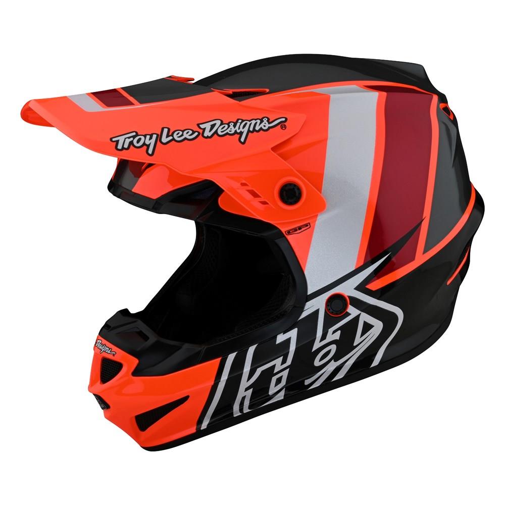 Troy Lee Designs GP Nova Motocross Helmet Youth Glo Orange