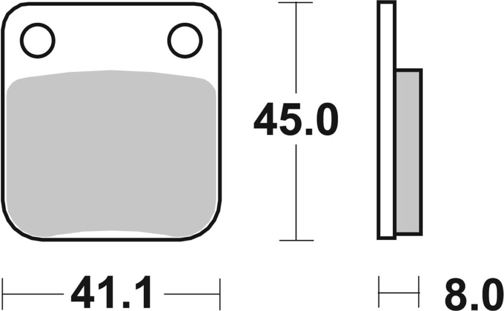 SBS 536SI Front/Rear Break Pads