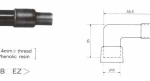 NGK plug Cap TB05EMA black    8636                         [AC] - Image 4