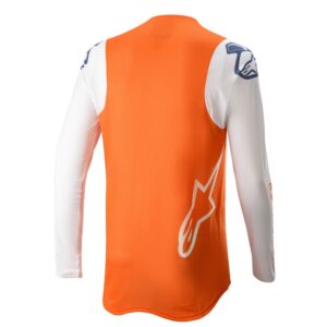 Alpinestars Supertech Foster Motocross Jersey White/Orange/Dark Blue - Image 2