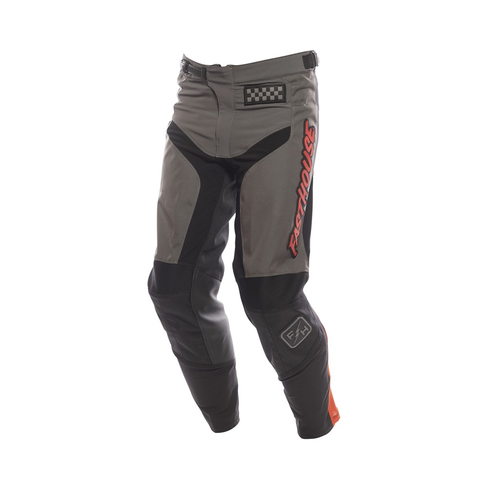 Fasthouse Youth Grindhouse Motocross Pant Gray/Red