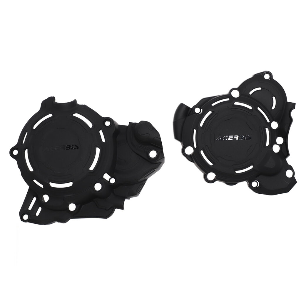 !Acerbis X-power Engine Case Cover Kit Black 250SX 2023 []
