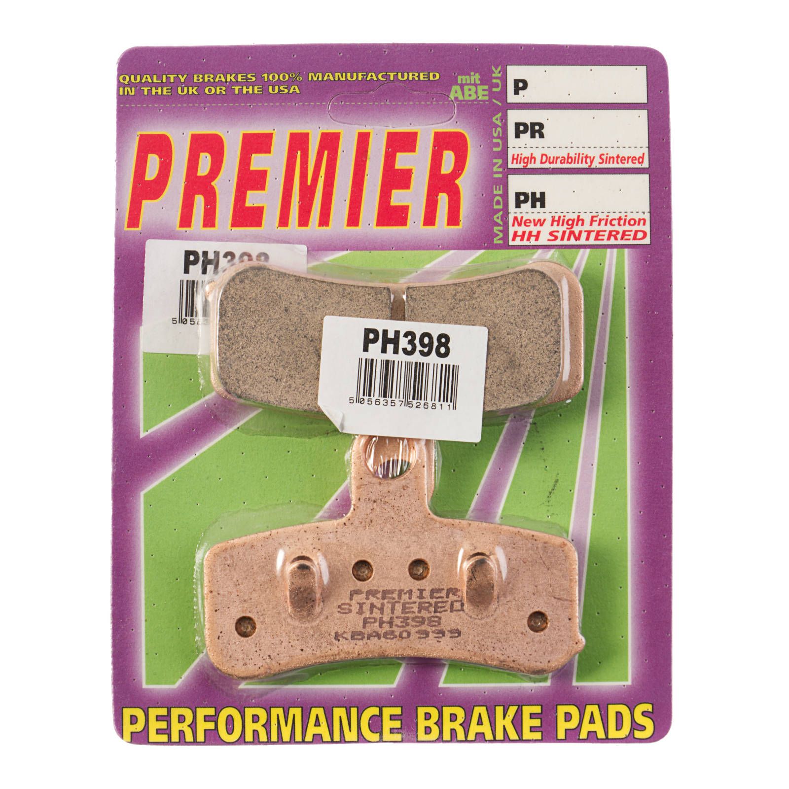 PREMIER BRAKE PADS HI-PERF SINT PH398 – HD