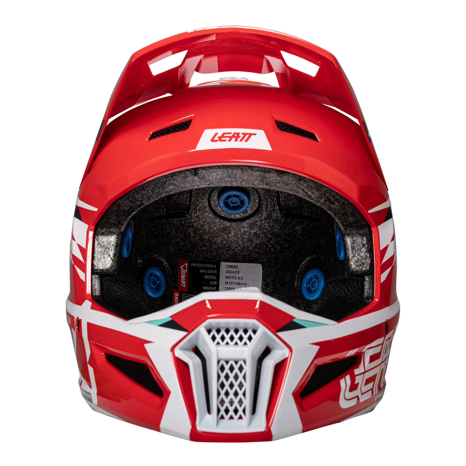 Leat 3.5 Motocross Helmet Kit - Red - Image 6
