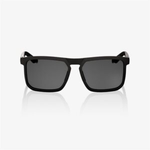 100% Renshaw Soft Tact Black Sunglasses Smoke Lens - Image 2