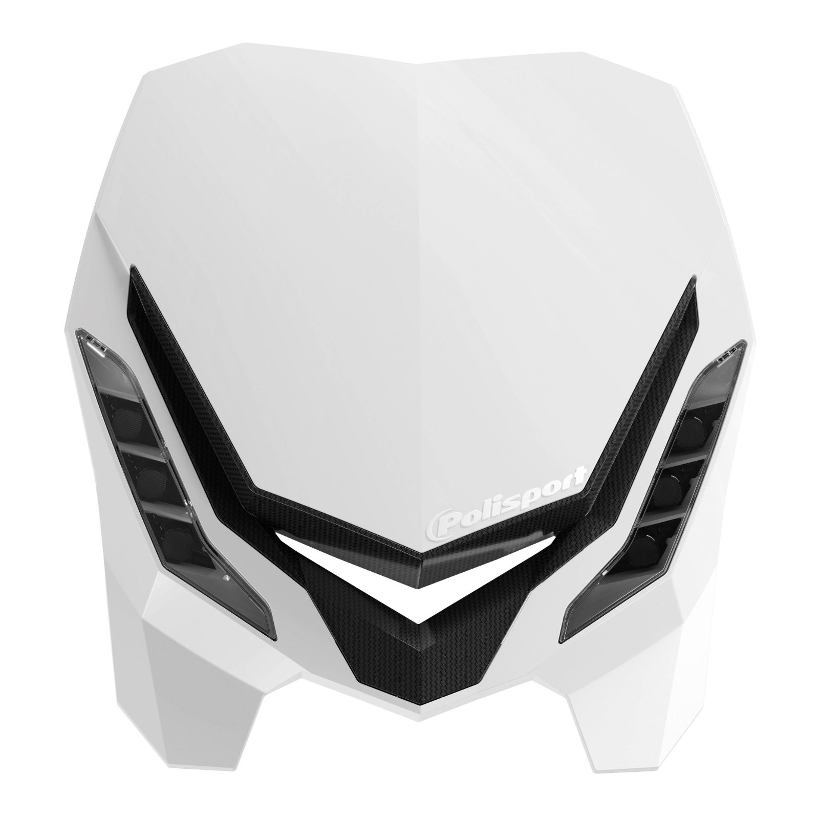 POLISPORT E-BLAZE HEADLIGHT WHITE/BLACK - Image 1