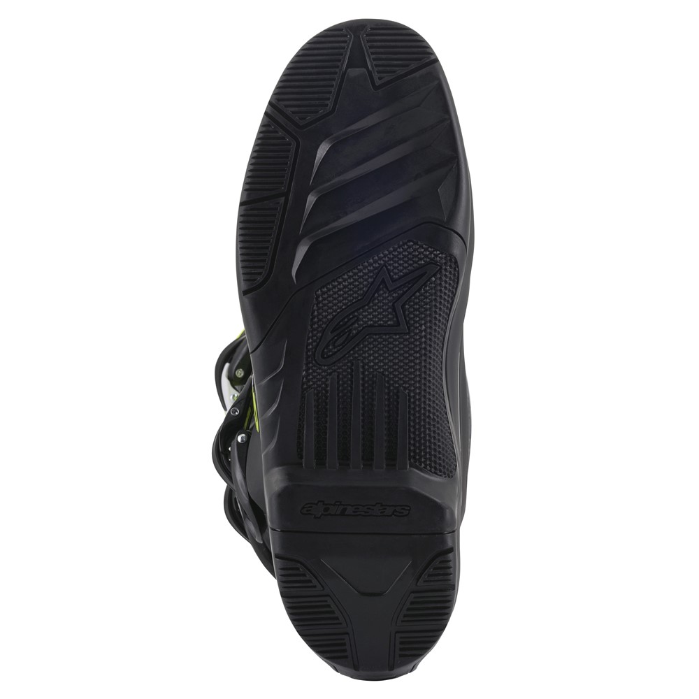 Alpinestars Tech-3 Motocross Boots Black/Cool Grey/Yellow Fluro