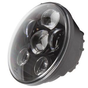 WHITES LED HEADLIGHT INSERT 5 3/4" with H4 Plug , e-mark - Image 1