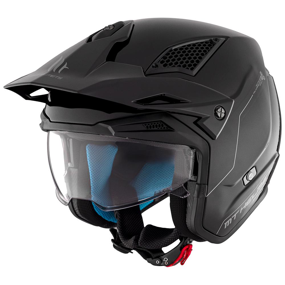 MT District SV S Trials Helmet Gloss Black