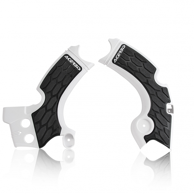 Kawasaki Grip Frame Guard White/Black Acerbis [A]