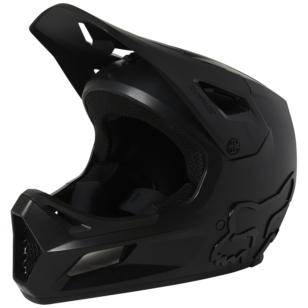 Fox Rampage Youth Black Mountain Bike Helmet