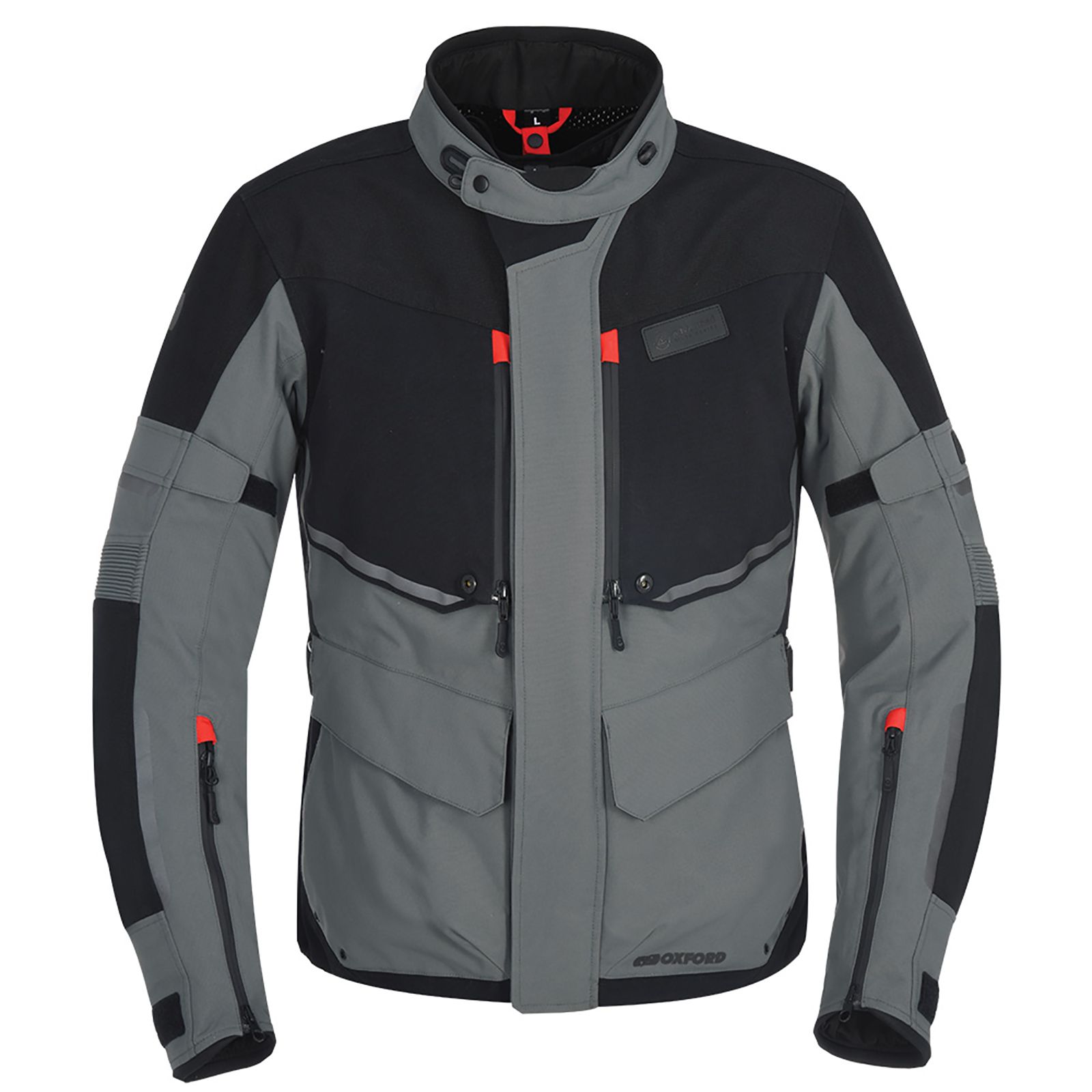 Road Jacket Oxford Mondial Laminate Black/Grey - Image 1
