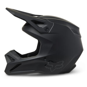 Fox V1 MIPS ECE Motocross Helmet Youth Matte Black - Image 1